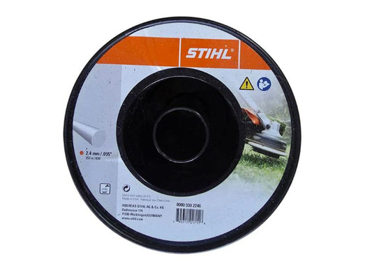 Bobina filo sezione tonda diametro mm.2,4 Stihl. | Acquista su ferramentabeniamino.it