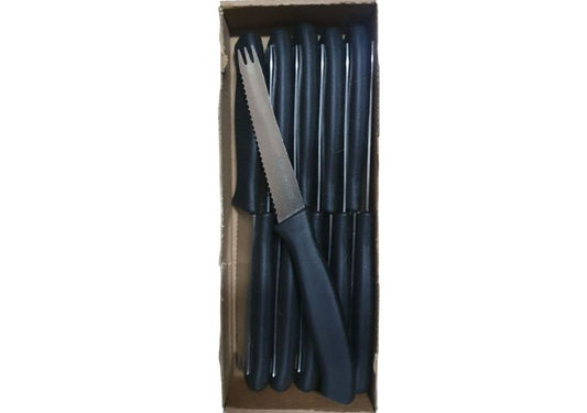 Coltello da bar seghettato con punta a forchetta Laika. | Acquista su ferramentabeniamino.it