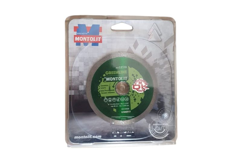 Disco diamantato CZ115 per smerigliatrice angolare Montolit. | Acquista su ferramentabeniamino.it