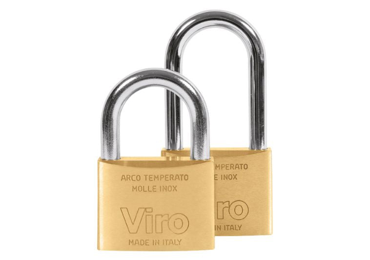 Lucchetto rettangolare Viro normale e arco lungo. | Acquista su ferramentabeniamino.it