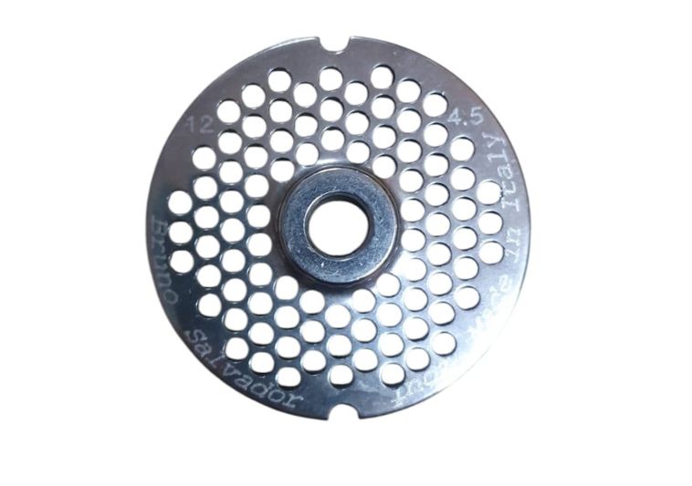 Piastra inox per tritacarne n.12 foro 4,5 mm. | Acquista su ferramentabeniamino.it