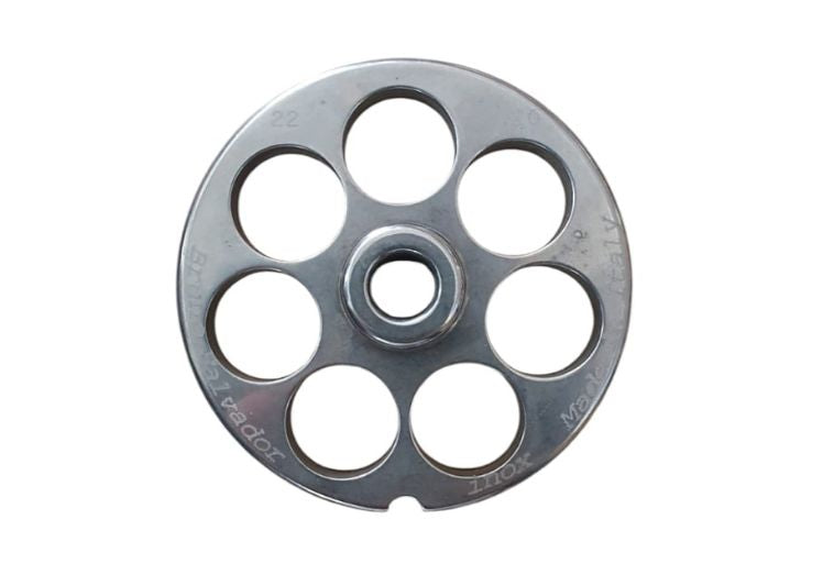 Piastra inox per tritacarne n.22 foro 20 mm. | Acquista su ferramentabeniamino.it
