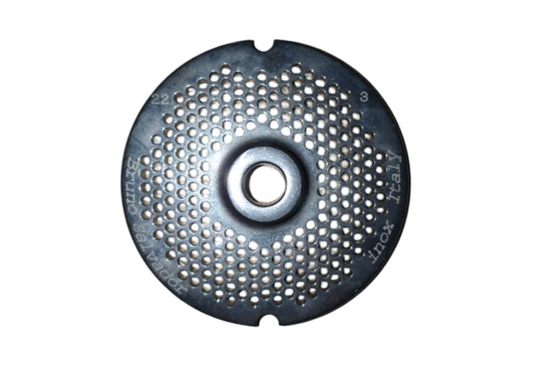 Piastra inox per tritacarne n.22 foro 3 mm. | Acquista su ferramentabeniamino.it
