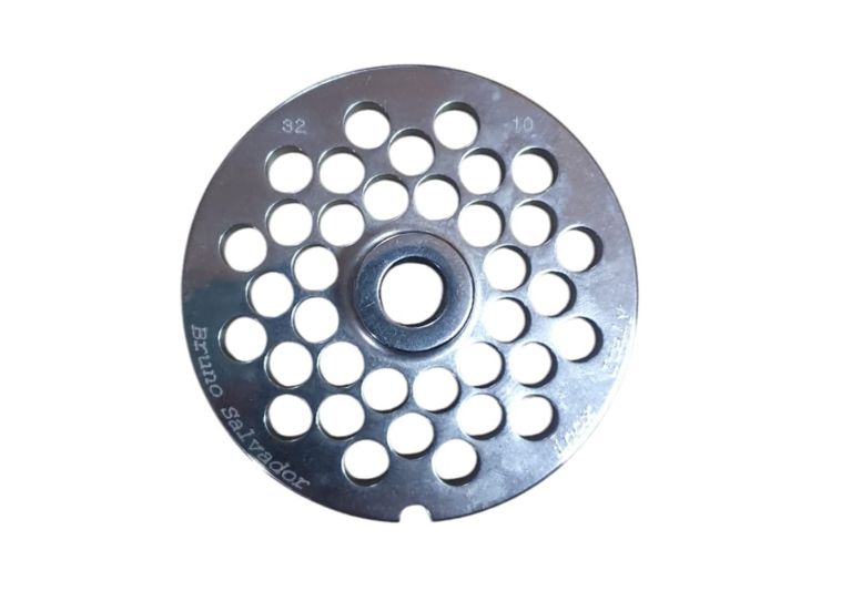 Piastra inox per tritacarne n.32 foro 10 mm. | Acquista su ferramentabeniamino.it