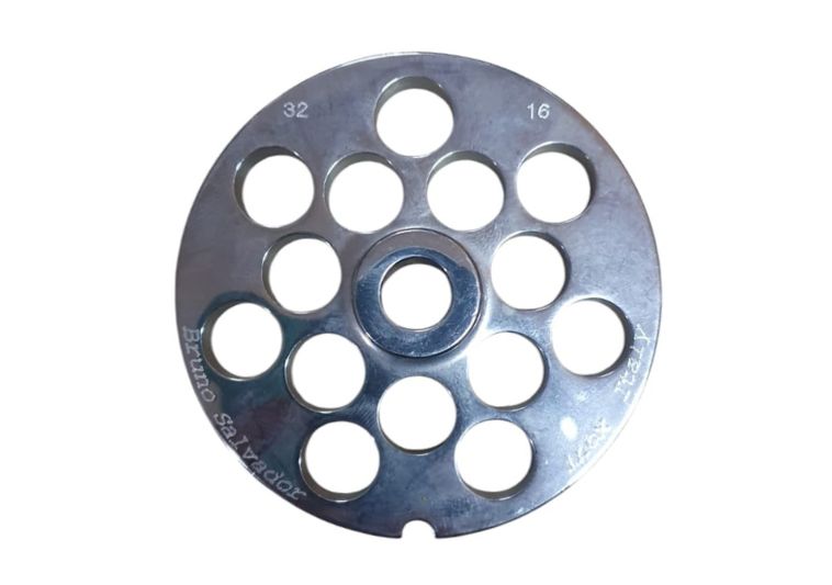 Piastra inox per tritacarne n.32 foro 16 mm. | Acquista su ferramentabeniamino.it