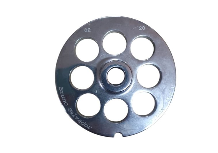 Piastra inox per tritacarne n.32 foro 20 mm. | Acquista su ferramentabeniamino.it