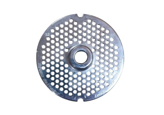 Piastra inox per tritacarne n.32 foro 4,5 mm. | Acquista su ferramentabeniamino.it