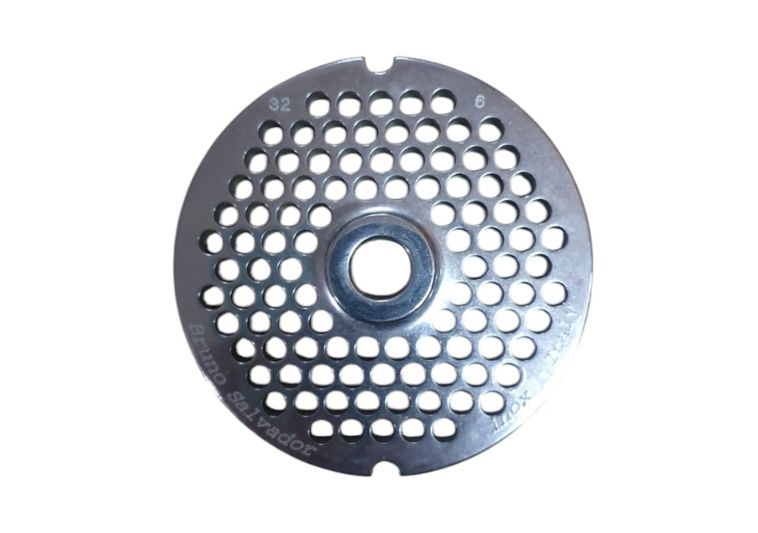 Piastra inox per tritacarne n.32 foro 6 mm. | Acquista su ferramentabeniamino.it