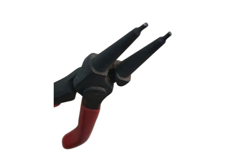 Pinza a becchi diritti per anelli elastici interni Usag 127N 12-25 (dettaglio punte). | Acquista su ferramentabeniamino.it