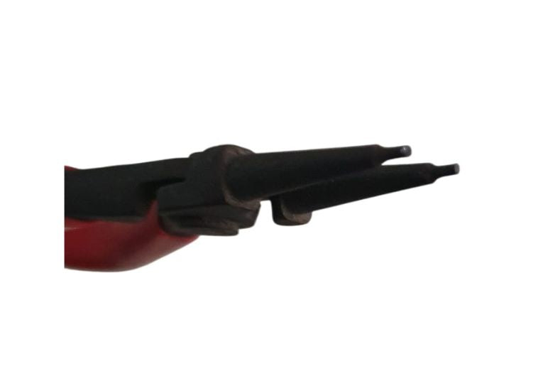 Pinza a becchi diritti per anelli elastici interni Usag 127N 12-25 (dettaglio laterale). | Acquista su ferramentabeniamino.it