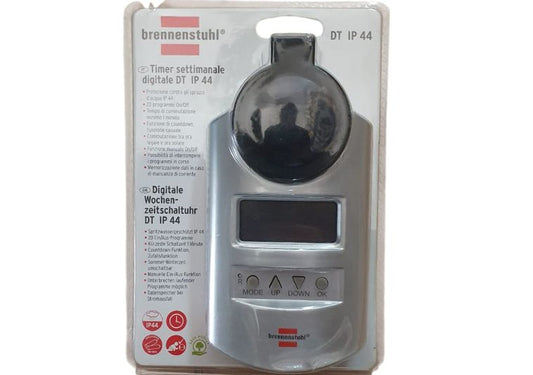 Timer settimanale digitale Brennenstuhl DT IP44. | Acquista su ferramentabeniamino.it
