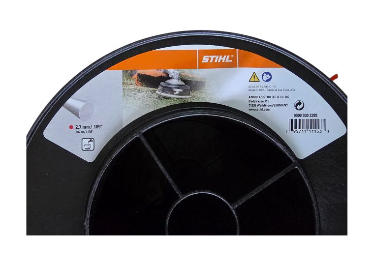 Bobina filo sezione tonda diametro mm.2,7 Stihl. | Acquista su ferramentabeniamino.it