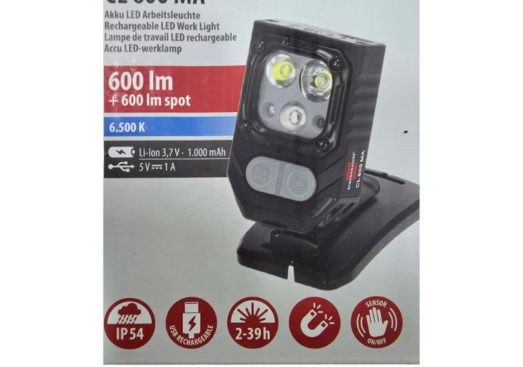 Caratteristiche torcia a LED ricaricabile CL 600 MA. Brennestuhl. | Acquista su ferramentabeniamino.it