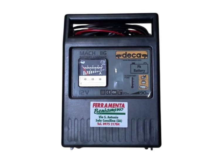 Caricabatterie Mach_116 Deca per batterie a 12Volt da 20Ah ad un massimo di 90Ah. | Acquista su ferramentabeniamino.it
