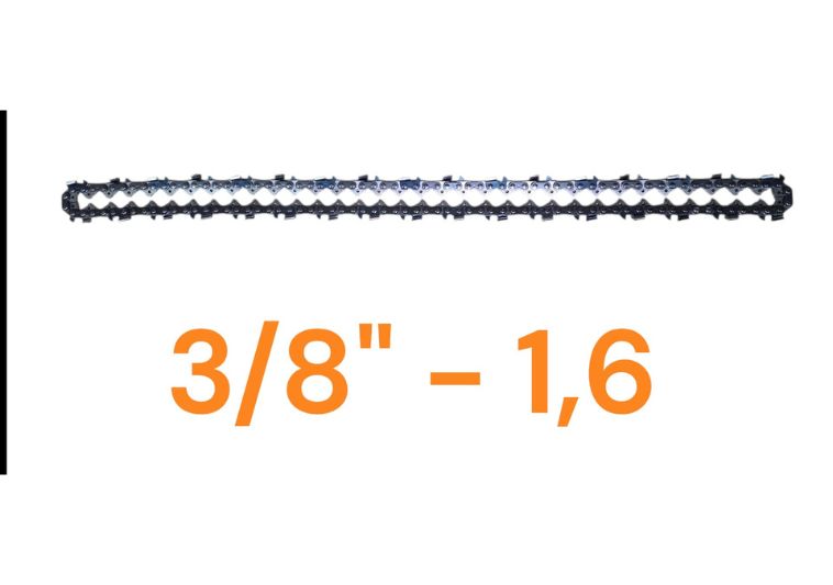Catena Stihl 3/8" 1,6 ideale per spezzettamento ed abbattimento di alberi anche alto fusto. | Acquista su ferramentabeniamino.it