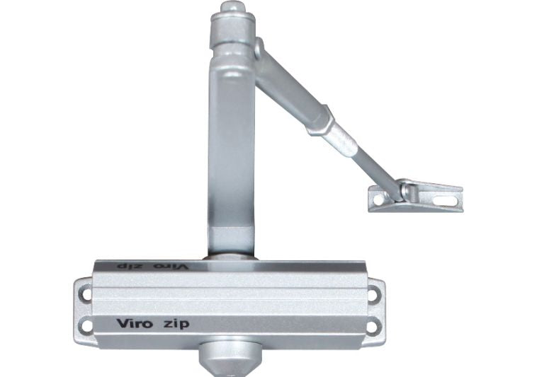 Chiudiporta Viro serie Zip disponibile sia senza arresto che con arresto a 90°. | Acquista su ferramentabeniamino.it