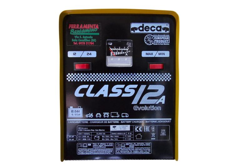 Caricabatteria Class 12A Deca 12/24V min/max per batterie max 140Ah da 12V e max 70Ah da 24V. | Acquista su ferramentabeniamino.it