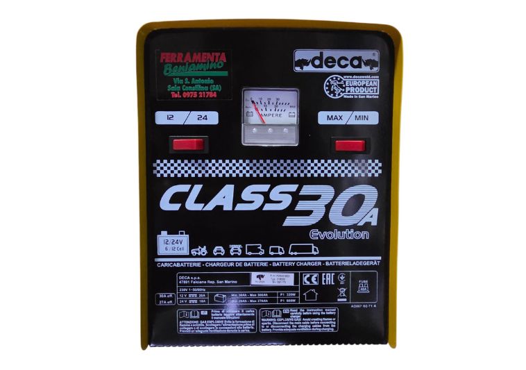 Caricabatteria Class 30A Deca 12/24V min/max per batterie max 300Ah da 12V e max 270Ah da 24V. | Acquista su ferramentabeniamino.it