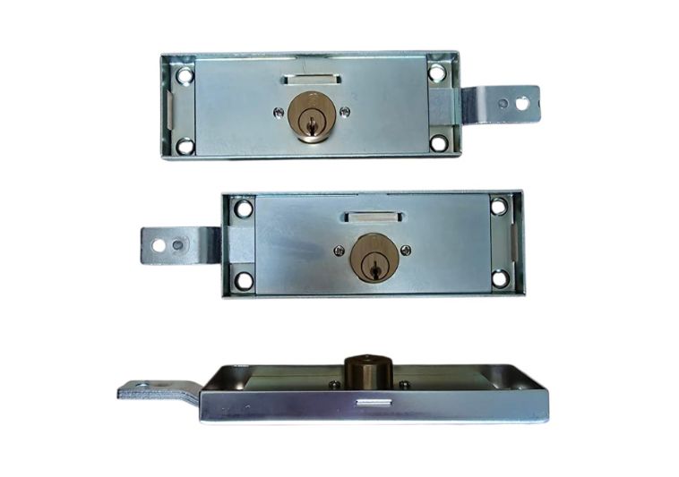 Coppia serrature per serranda piegate Securemme. | Acquista su ferramentabeniamino.it