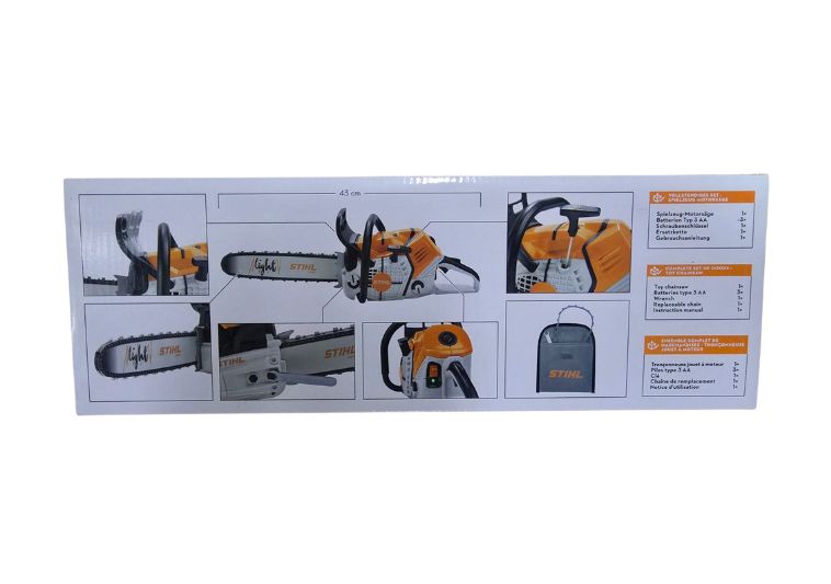 Dotazioni ed utilizzo motosega giocattolo a batteria Stihl. | Acquista su ferramentabeniamino.it