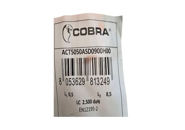 Etichetta fascia ancoraggio con cricchetto mt.8x50mm. | Acquista su ferramentabeniamino.it