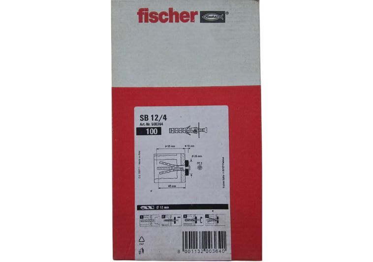 Funzionalità tassello nylon per fissaggi Fischer. | Acquista su ferramentabeniamino.it