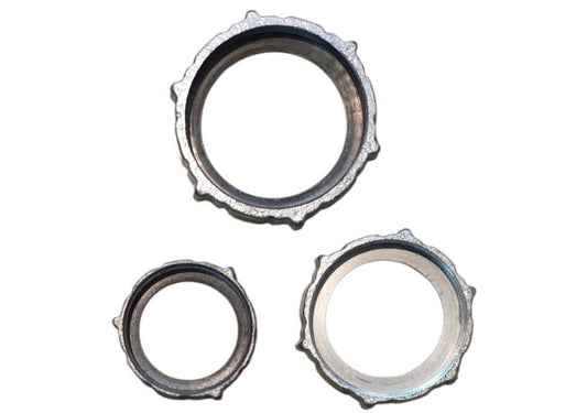 Ghiera ricambio per tritacarne Tre Spade (vista filettatura). | Acquista su ferramentabeniamino.it