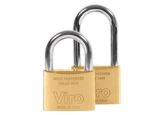 Lucchetto rettangolare Viro normale e arco lungo. | Acquista su ferramentabeniamino.it