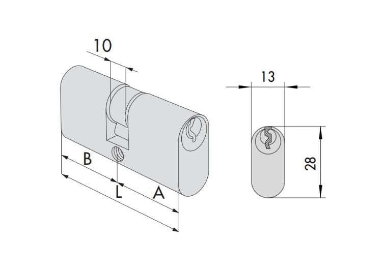 Metodo misurazione cilindro ovale Cisa. | Acquista su ferramentabeniamino.it