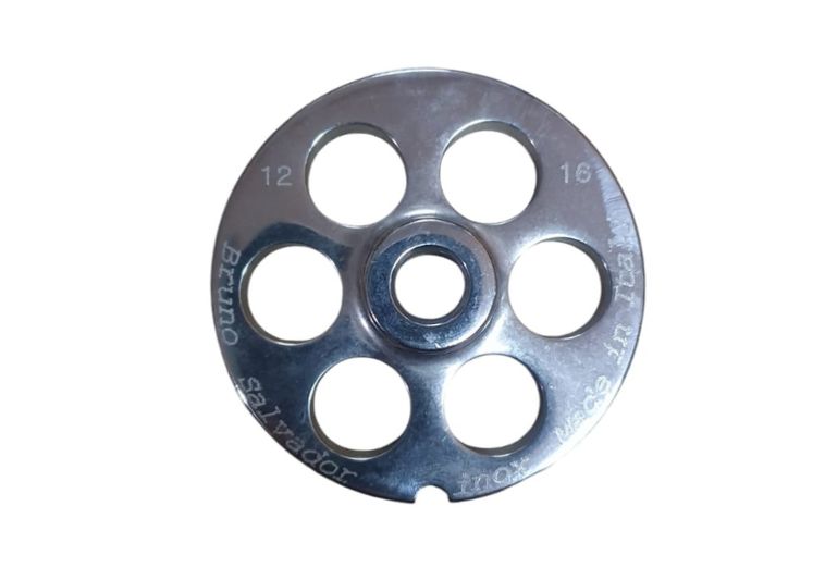 Piastra inox per tritacarne n.12 foro 16 mm. | Acquista su ferramentabeniamino.it