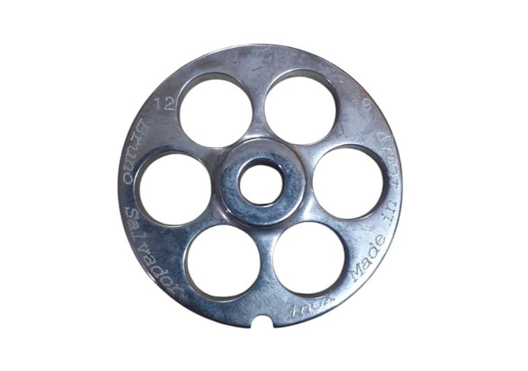 Piastra inox per tritacarne n.12 foro 18 mm. | Acquista su ferramentabeniamino.it