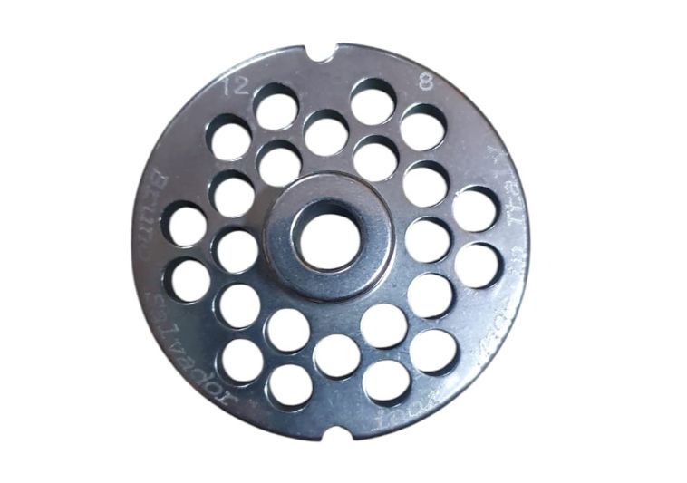 Piastra inox per tritacarne n.12 foro 8 mm. | Acquista su ferramentabeniamino.it