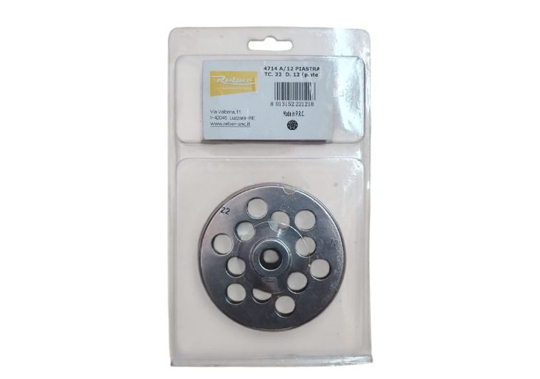 Piastra tritacarne mod.22 foro 12 mm Reber. | Acquista su ferramentabeniamino.it