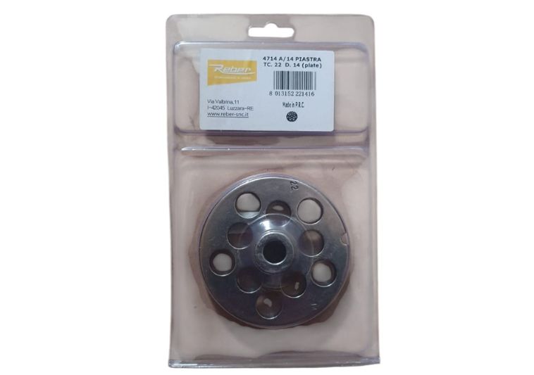 Piastra tritacarne mod.22 foro 14 mm Reber. | Acquista su ferramentabeniamino.it