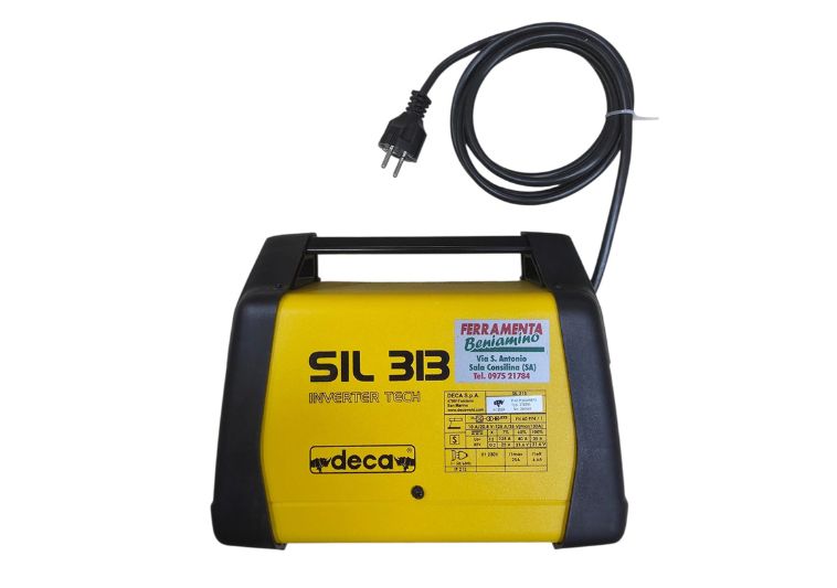 Saldatrice inverter Deca SIL 313 laterale. | Acquista su ferramentabeniamino.it