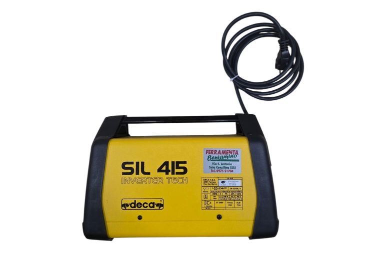 Saldatrice inverter deca SIL 415 laterale. | Acquista su ferramentabeniamino.it