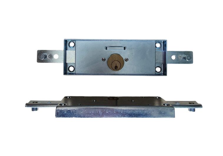 Serratura per serranda centrale diritta Securemme. | Acquista su ferramentabeniamino.it