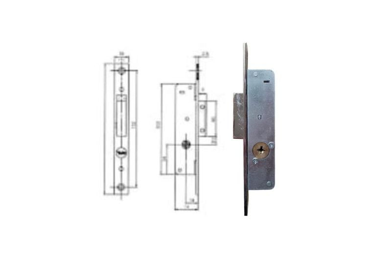 YF5810 misure ed esploso + serratura Yale. | Acquista su ferramentabeniamino.it